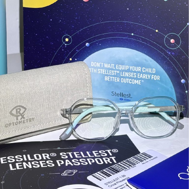 Essilor Stellest Myopia Control Glasses prescribed by Rx Optometry