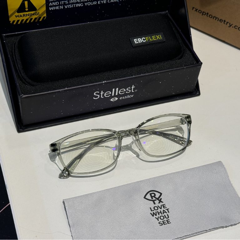 Essilor Stellest Myopia Control Glasses prescribed by Rx Optometry
